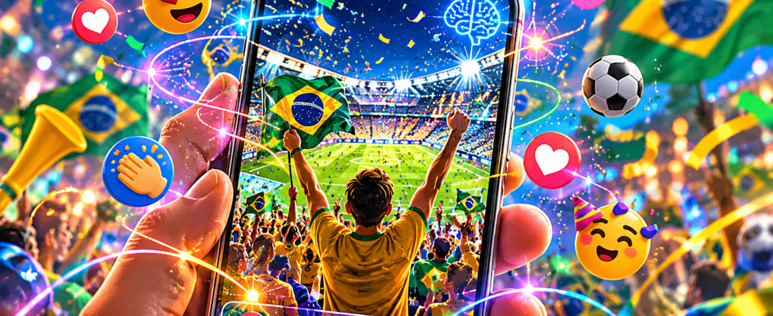Trend da arquibancada: como aparecer na Copa do Mundo 2026 usando IA — passo a passo