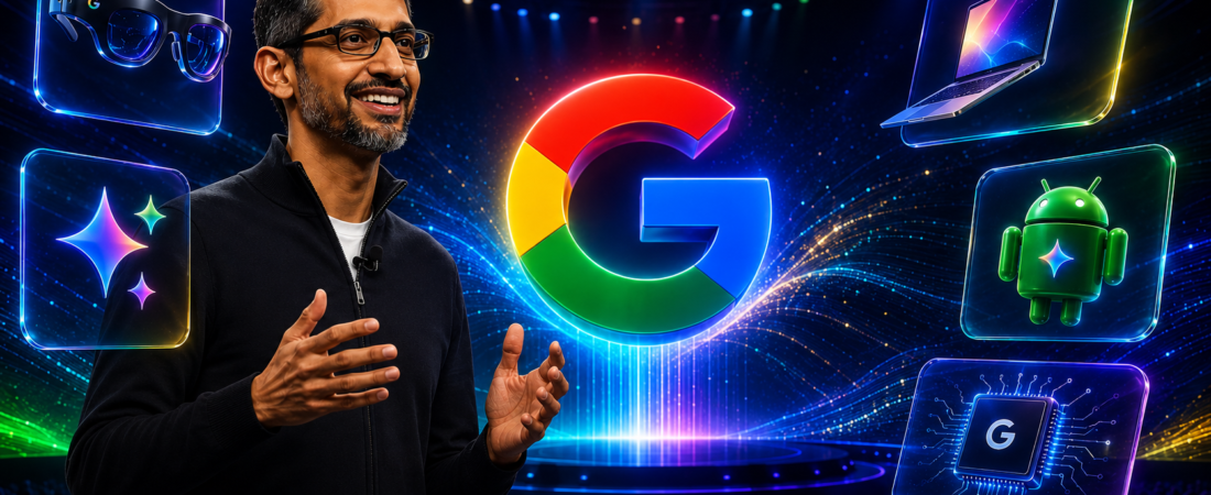Google I/O 2026 começa hoje: Gemini Intelligence, Android 17, óculos de IA e muito mais — acompanhe ao vivo