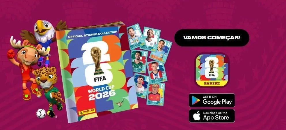 Álbum digital da Copa 2026 chegou — e é grátis: saiba como colecionar figurinhas pelo celular